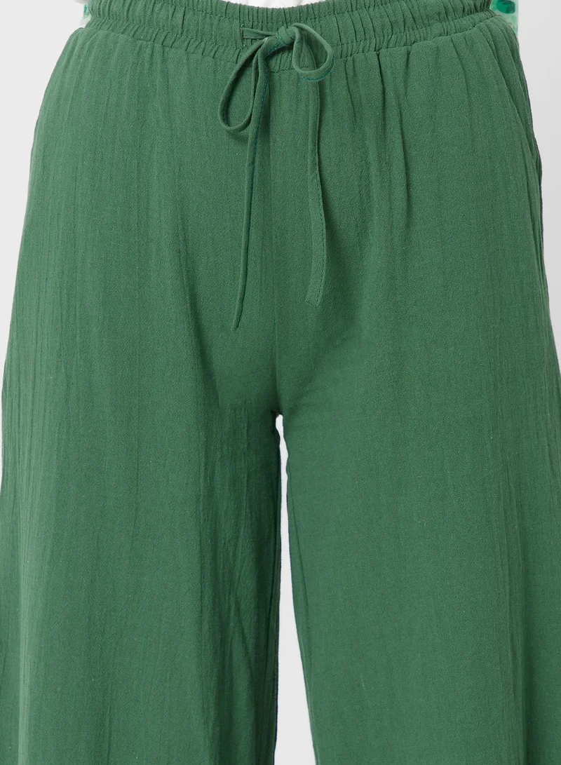 Khizana Wide Leg Casual Pants