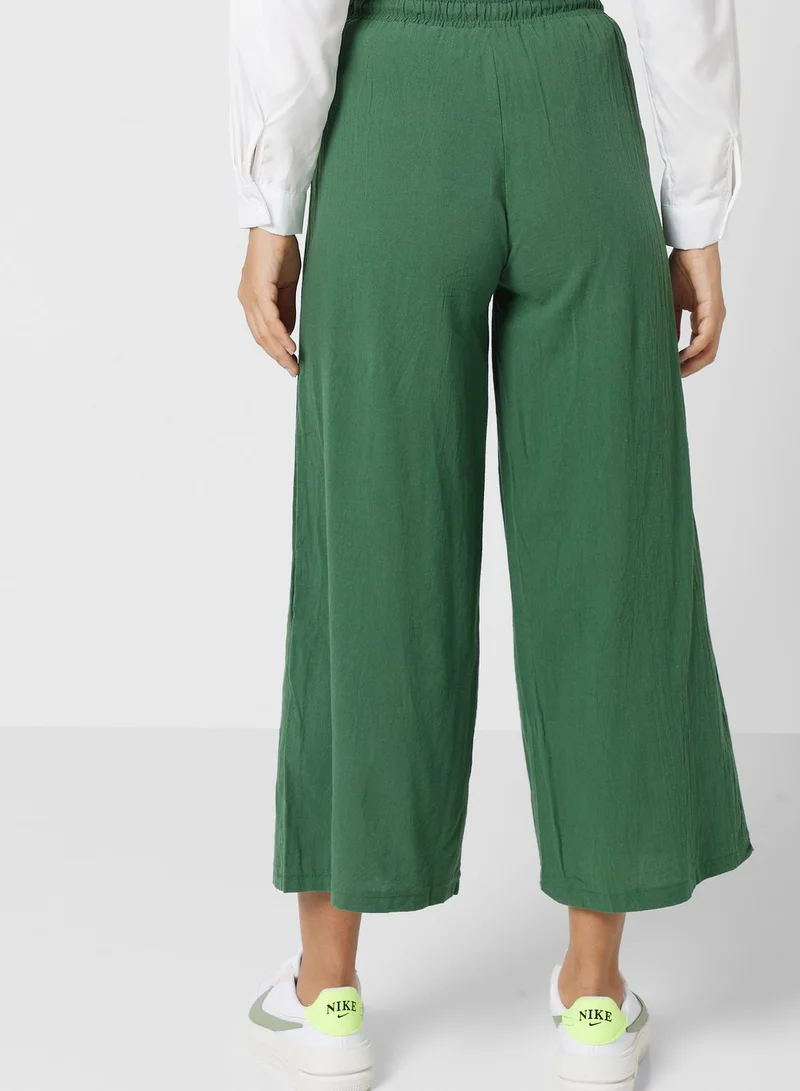 Khizana Wide Leg Casual Pants