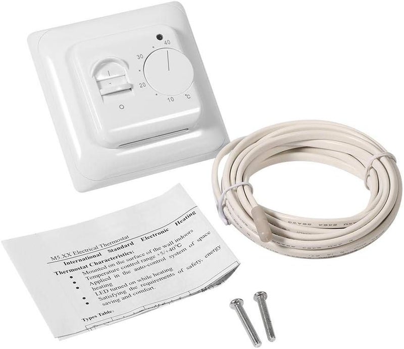 Focket Floor Heating Thermostat230V Room Mechanical Manual Heating Thermostat Air Condition Temperature Control SwitchSafetyEnergy Saving and Comfort - Image 2