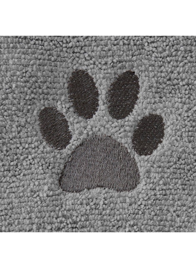 ريتز منشفة ريتز الفاخرة للحيوانات الأليفة المصنوعة من الألياف الدقيقة المطرزة (عبوة من 3 قطع)، 18 بوصة × 28 بوصة، عالية الامتصاص، سريعة الجفاف، طويلة الأمد، فائقة النعومة، مصنوعة من 80% بوليستر و20% بولي أميد، لون رمادي - Image 3