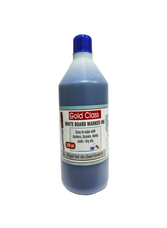 Gold Class White Board Marker Ink - 350 ML_PCK-01_Blue| Suitable for White Board Surface |School Stationery |Easily Refill |Bold Blue Color |Smudge Proof|Quick Drying |Indian Brand. - Image 4