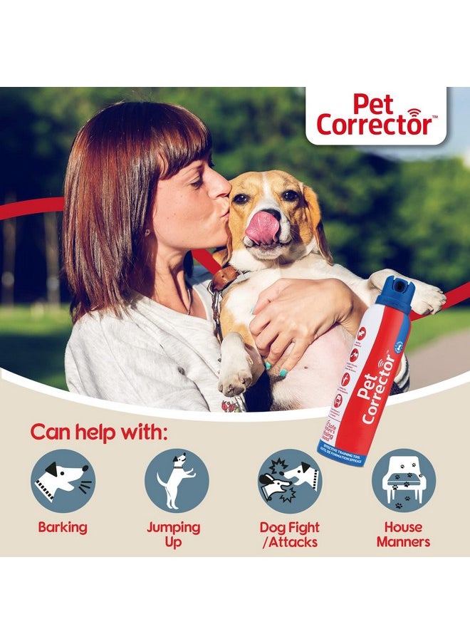 ذا كومباني أوف أنيمالز جهاز تدريب الكلاب من شركة PET CORRECTOR، سعة 200 مل، عبوتان - يوقف النباح والقفز وتجنب الأماكن وسرقة الطعام ومعارك الكلاب والهجمات. يساعد في إيقاف سلوكيات الكلاب غير المرغوب فيها. سهل الاستخدام وآمن وإنساني وفعال.  - Image 1