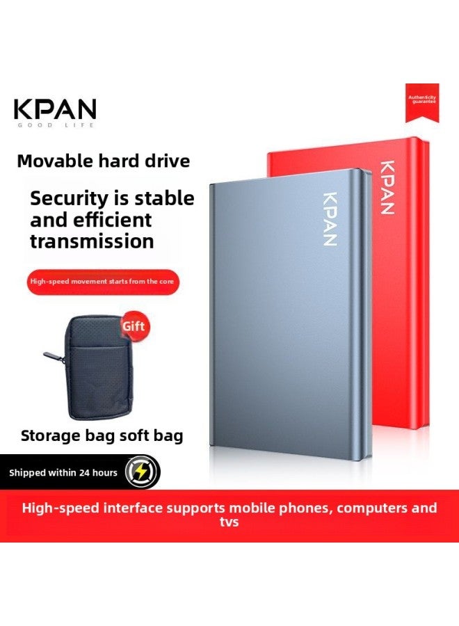 KPAN Mobile Hard Disk 1t High Speed Transmission 500GB Hard Disk Metal Mechanical Application Laptop TV 2tb-Capacity:Titanium Space Gray-320g-typec Mobile Phone Computer Tv Model - Image 3