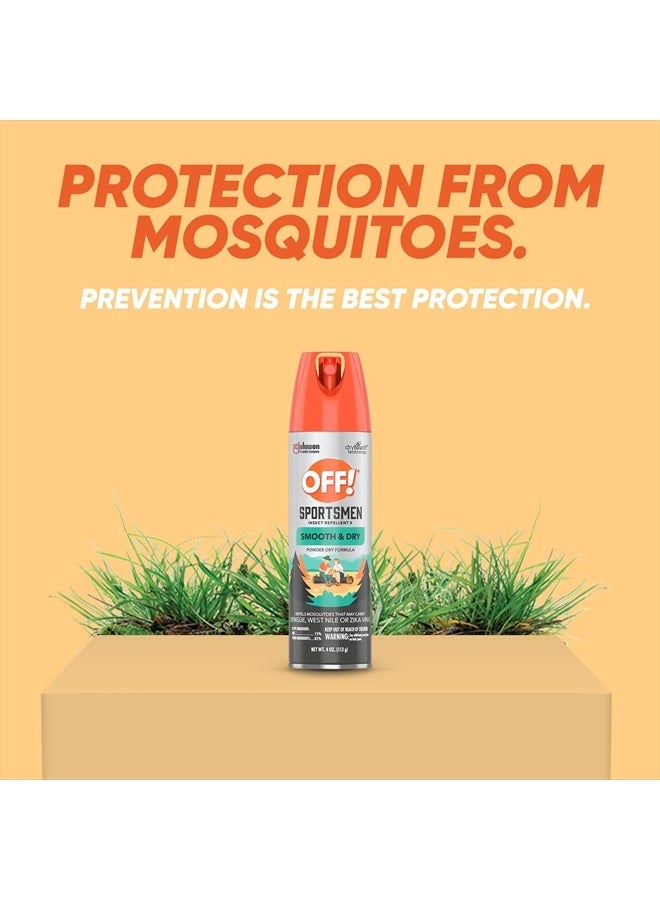 OFF! FamilyCare Insect & Mosquito Repellent Aerosol, Smooth and Dry Formula Bug Spray, Provides up to 6 Hours of Protection, 4 oz - Image 2