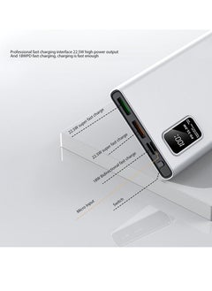 ProOne ProOne PPB5108PD 10000mAh Power Bank - 22.5W Fast Charging, 2 Type A, 1 Type C, 1 Micro USB Port, Slim Premium Design: Your Ultimate On-the-Go Charging Solution  - Image 3