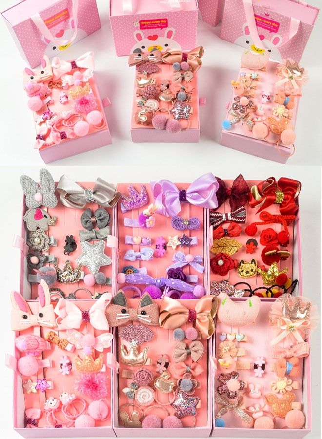 ZCM-HAPPY 2 Sets of 18-Piece Hairpin Gift Box - Image 5