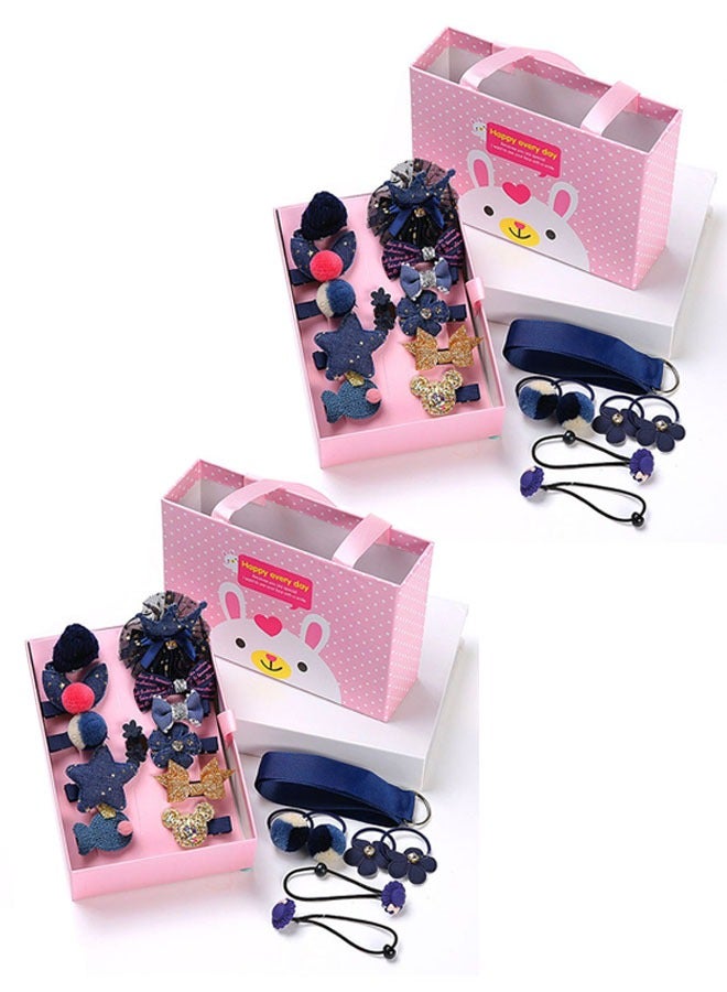 ZCM-HAPPY 2 Sets of 18-Piece Hairpin Gift Box - Image 1