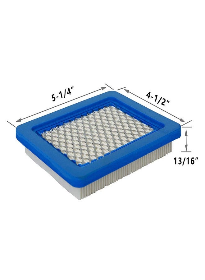 HEYZLASS 5 Pack 491588S Air Filter, Compatible with 491588 4915885 Flat OEM Air Cleaner Cartridge, Lawn Mower Air Filter - Image 4