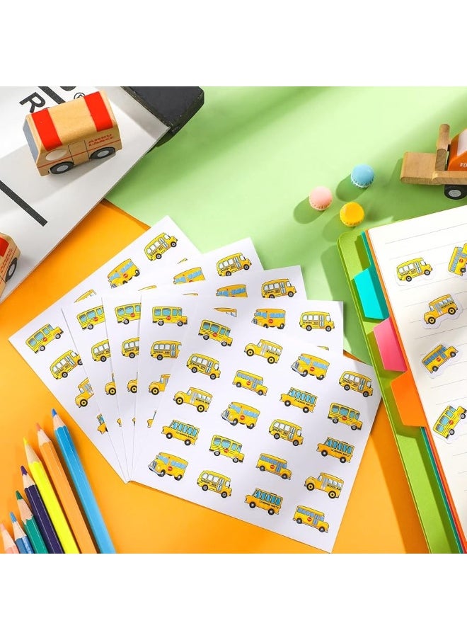 480 Pcs School Bus Stickers Cute School Bus Party Supplies Teachers Stickers for Kids Cartoon Transportation Stickers for Boys Toddler Teens DIY Art Toys Crafts School Classroom Students (Yellow) - pzsku/ZB6390259E86D2F40C7F0Z/45/_/1729417248/60af1cd9-da2c-434d-a9b8-0dcab4d96c41