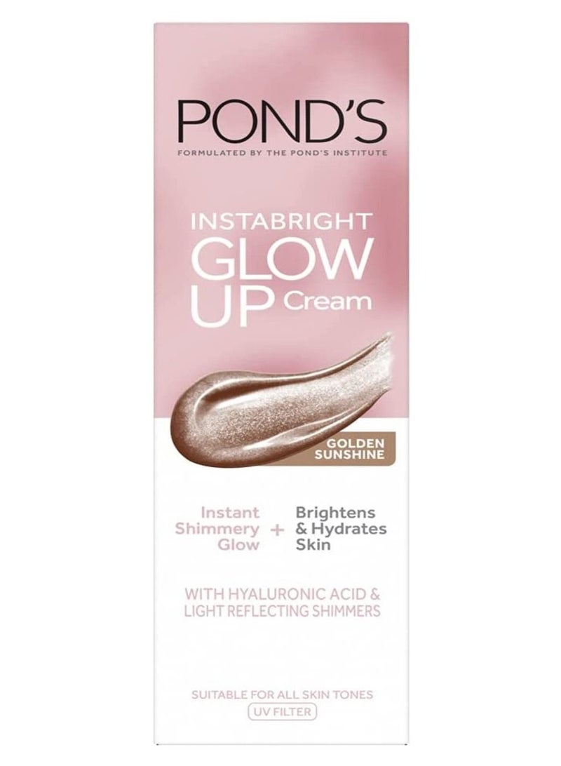 بوندز كريم مرطب للوجه من برايت بيوتي، برائحة الشمس الذهبية، لبشرة مشرقة ومتوهجة، 20 جرام