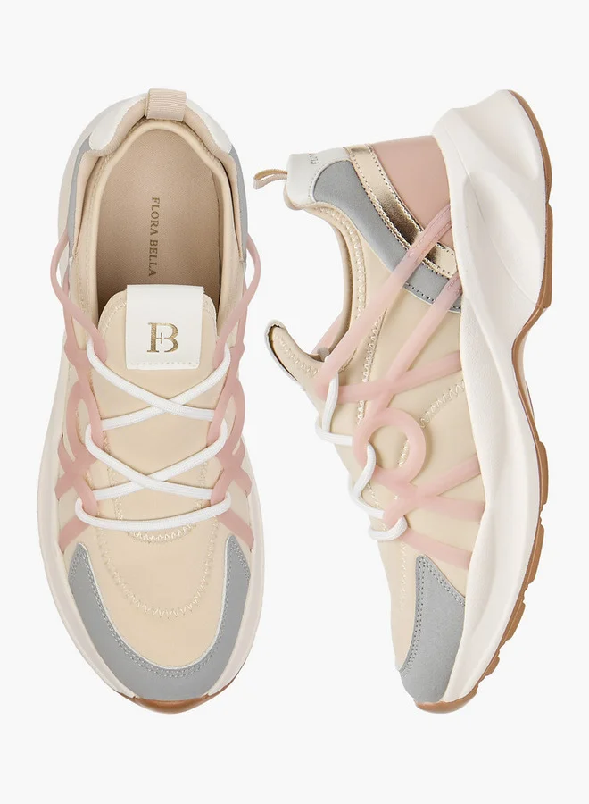Flora Bella By Shoexpress Women Ombre Accent Slip-On Sneakers