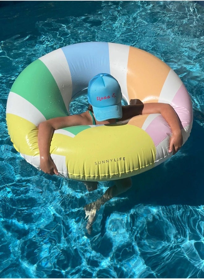 Sunnylife Inflatable Pool Tube Float for Kids | Pastel Gelato Design | Round Pool Ring Floatie | Summer Water Toy for Swimming  - Image 2