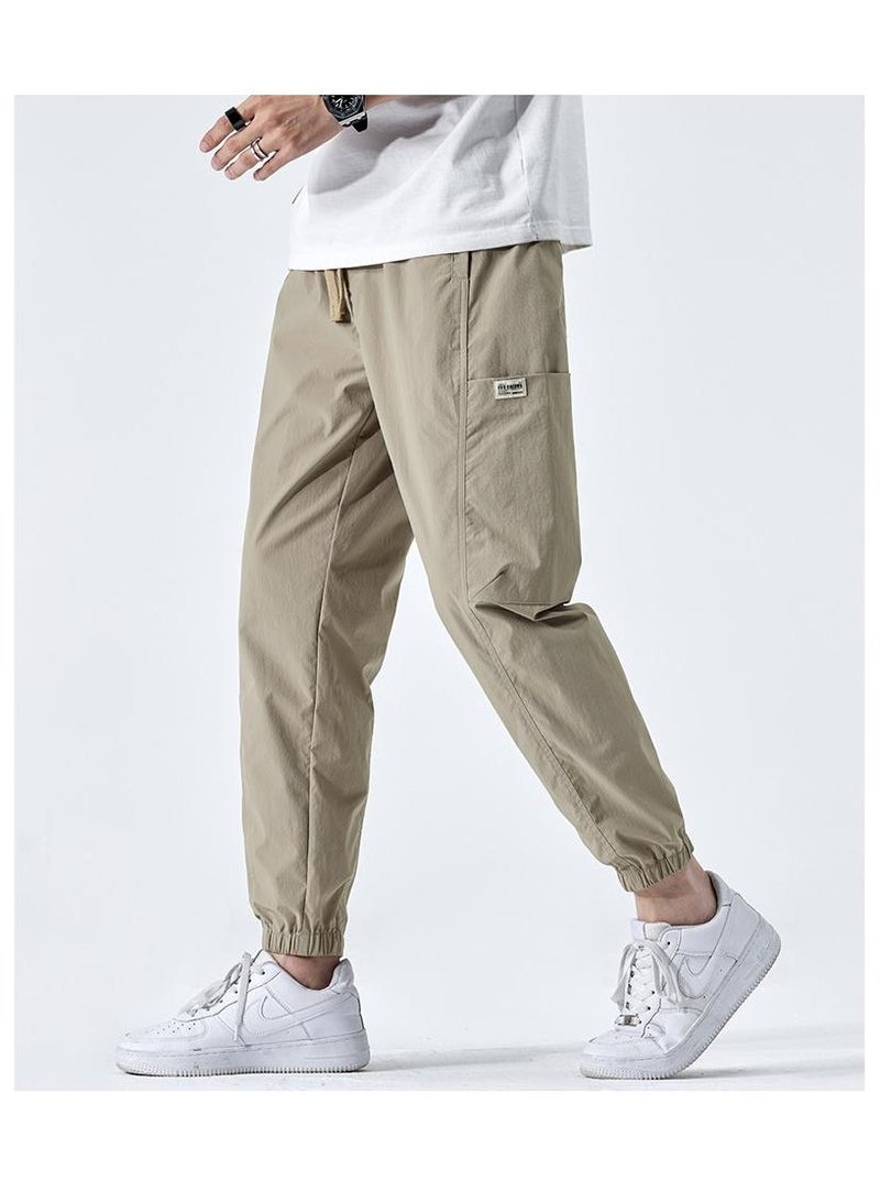 Fashionable Men's Casual Minimalist Style, Easy Matching Foot Binding Sweatpants  - Image 2