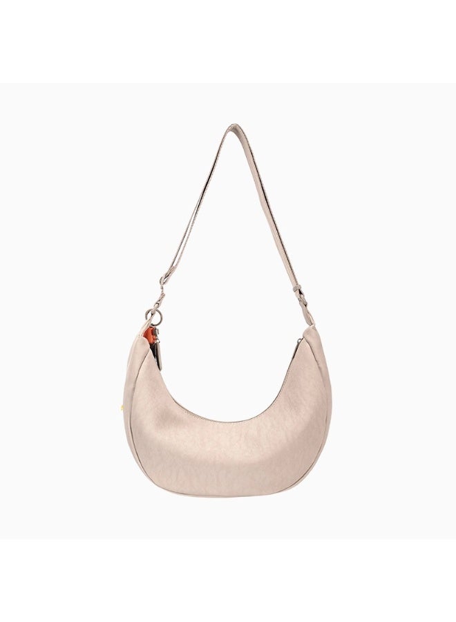 David Jones CM8282 Women's Moon Shoulder Bag | Faux Leather Everyday Handbag with Decorative Charm for Casual & Daily Wear| Handbag with Comfortable Shoulder Strap - Image 2