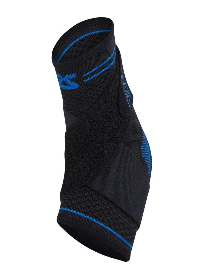 Zensah Elite Gel Sports Compression Ankle Sleeve with Removable Strap - Breathable, Lightweight, Premium Fabric, Comfortable (Black, Medium) - Image 2