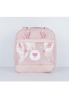 Dukan Lunch Bag Pink- Medium 14 cm x 23 cm x 24.5 cm  - Image 1