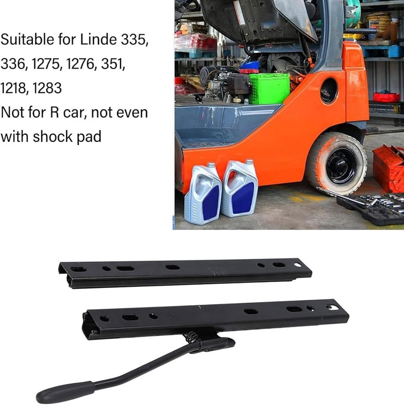 2Pcs Seat Slider Track Brackets Rails For Linde 335 1275 Series Forklift Parts - Image 4
