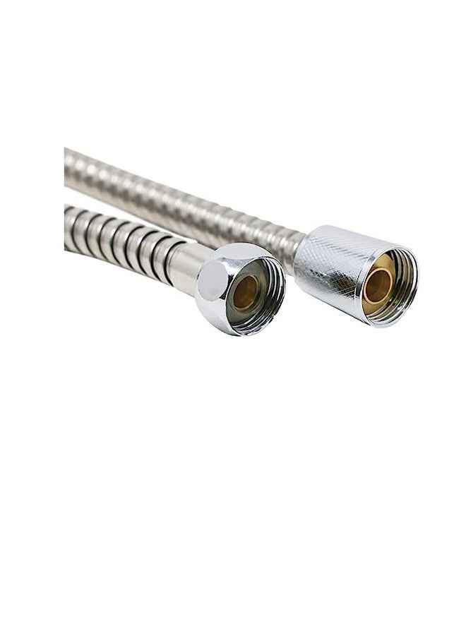 Generic Shattaf water hose, 120 cm, chrome  - Image 2