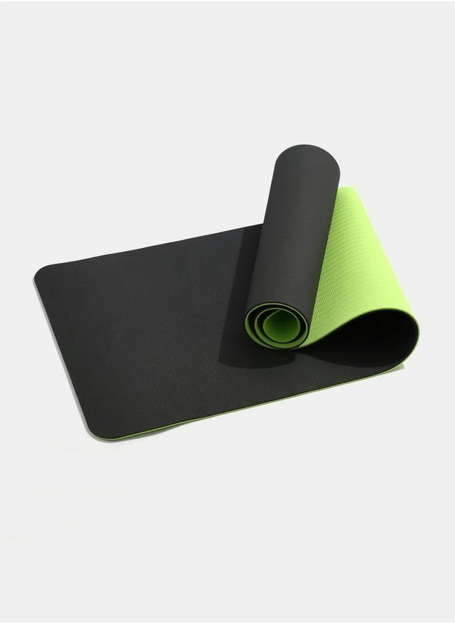 Styli 2-Way Usable Textured Yoga Mat with Carry On Strap