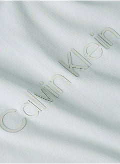CALVIN KLEIN Men's T-Shirt - Short Sleeves - Sportswear - Polyester , Grey  - Image 5