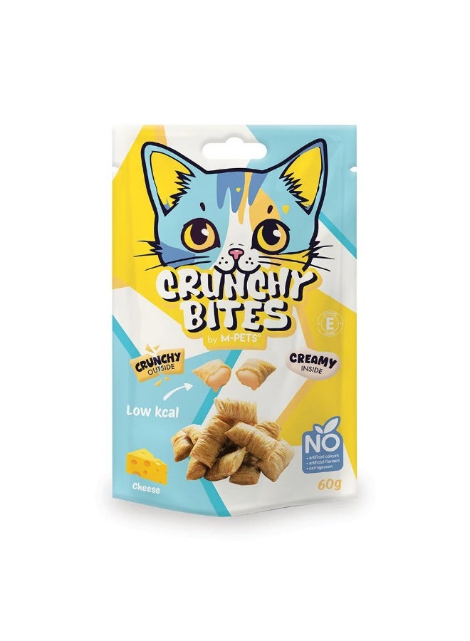 M-PETS - Crunchy Bites Cat Treat 60g - Cheese