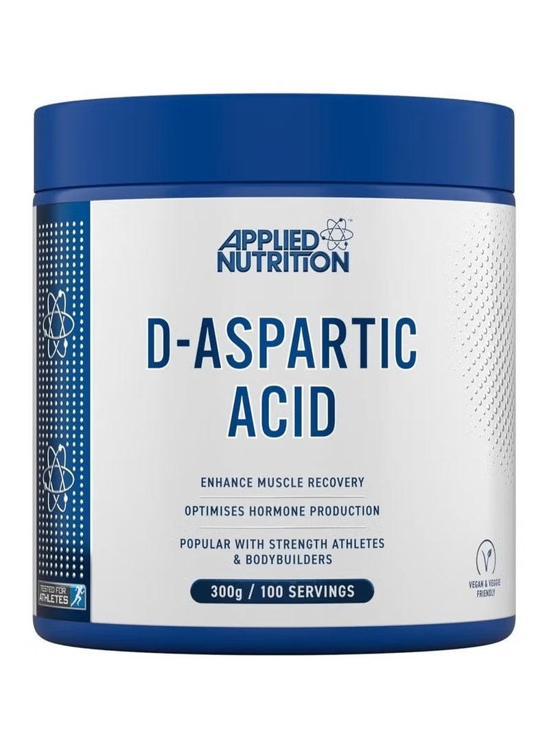 Applied Nutrition D-Aspartic Acid 300g – Muscle Recovery & Strength Booster | Tested for Athletes - Image 1