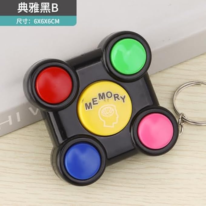 MEMORY GAME FOR KIDS 4 / INTERACTIVE MEMORY GAME, FUN EDUCATIONAL TOY , LIGHT SEQUENCE GAME,HANDHELD MEMORY GAME, LIGHT AND SOUND TOY, PORTABLE TRAVEL TOY; CHALLENGING MEMORY GAME - Image 2