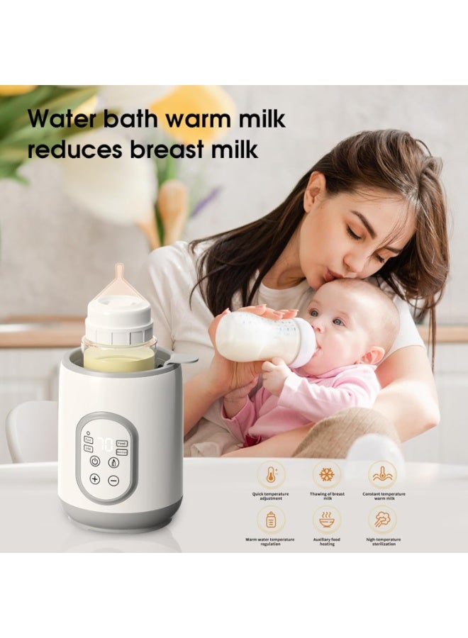 Walpck Bottle Warmer,Fast Baby Bottle Warmers for Breastmilk and Formula, with Timer, with Keep Warm, Heats Baby Bottles - Image 3