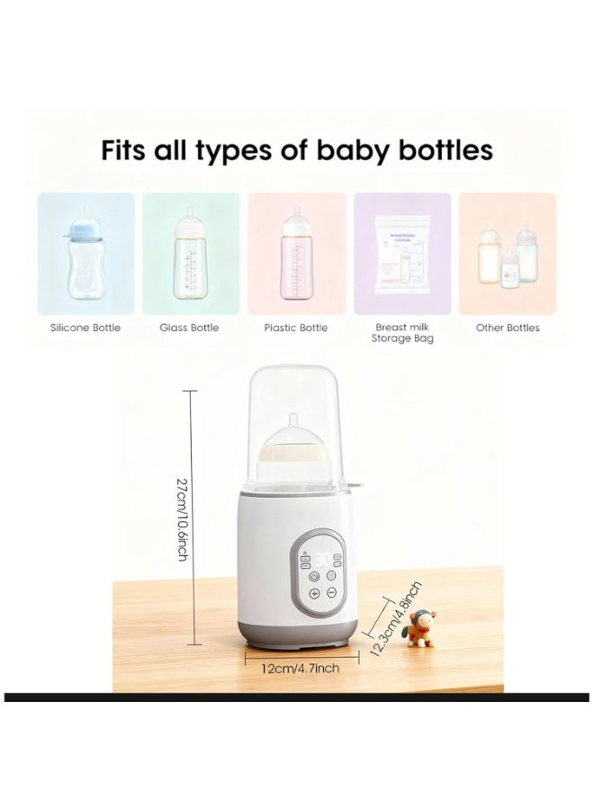 Walpck Bottle Warmer,Fast Baby Bottle Warmers for Breastmilk and Formula, with Timer, with Keep Warm, Heats Baby Bottles - Image 5