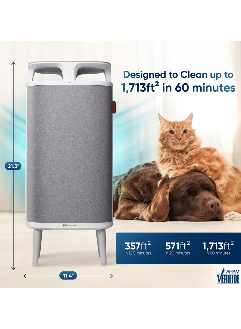Blueair DustMagnet DM-5440i | Cleans Up to 33sqm every 12.5 Minutes, 391 m³/h CADR, AQI, HEPASilent Technology Removes 99.97% Pollen, Dust, Mould, Bacteria, Viruses, VOCs, Smoke, Odours  - Image 4