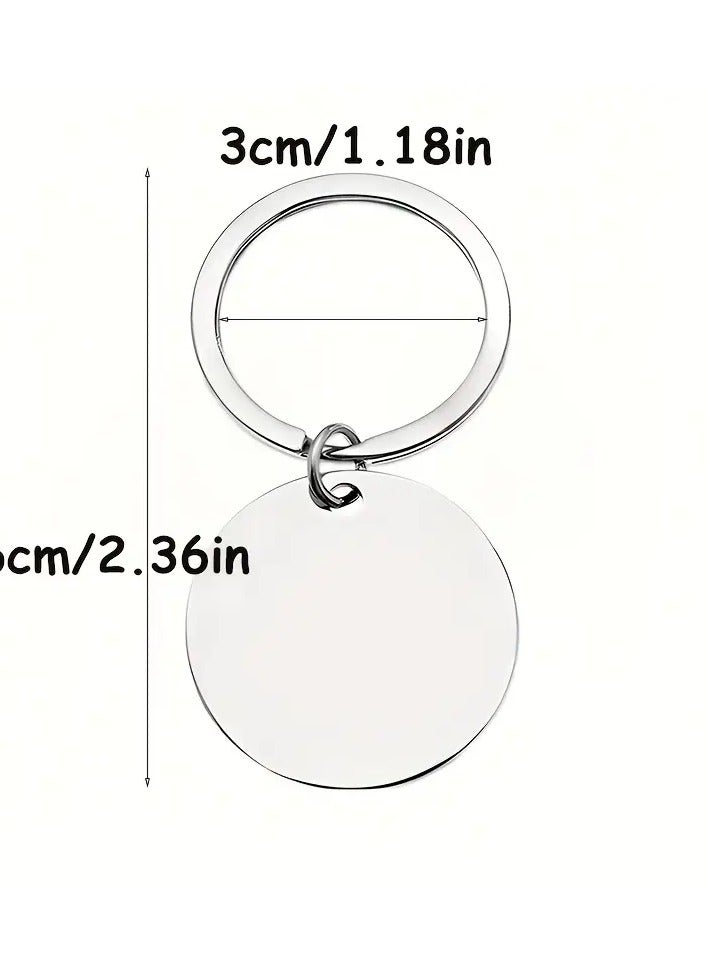 Stainless Steel Islamic Keychain – Engraved Bismillah, Alhamdulillah, Subhan'Allah, Insha'Allah – Durable Religious Gift for Ramadan, Eid al-Fitr & Islamic Celebrations - Image 4