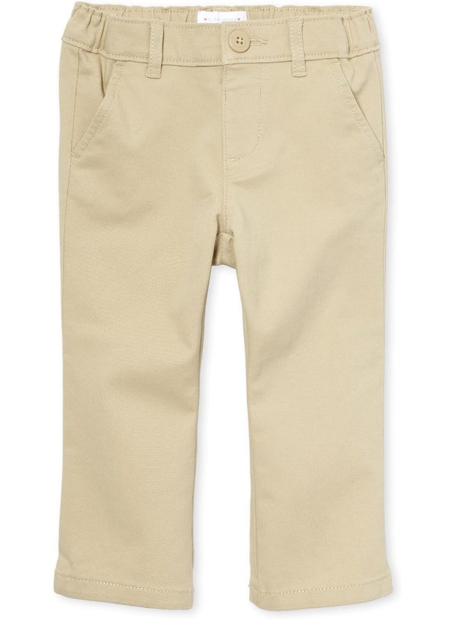 The Children's Place The Children's Place girls Uniform Bootcut Pants  - Image 1