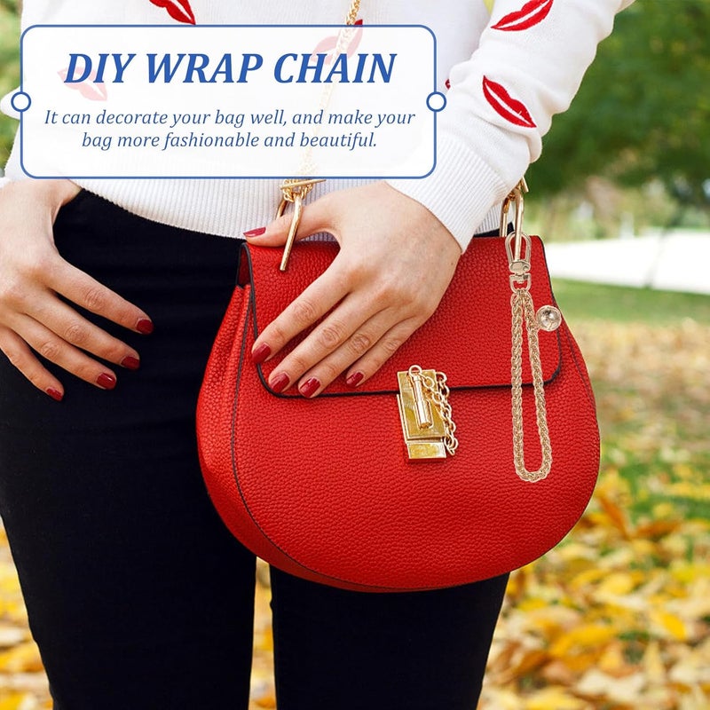OFFSCH Iron Handbag Replacement Chain Multi-Functional Metal Purse Strap Accessory for DIY Bag Making and Repair - Image 2