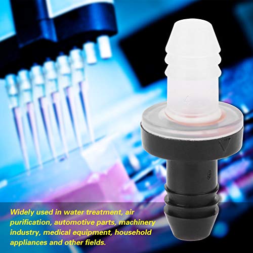 Thincol 3/8" 10MM Inline Check Valve,Diaphragm One-Way Valve,for All Kinds of Highly Corrosive Chemical Media(PP/Silicone) - Image 2