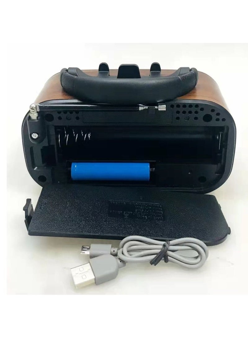 Golon راديو محمول يعمل بالبلوتوث، ذهبي وردي - Image 2