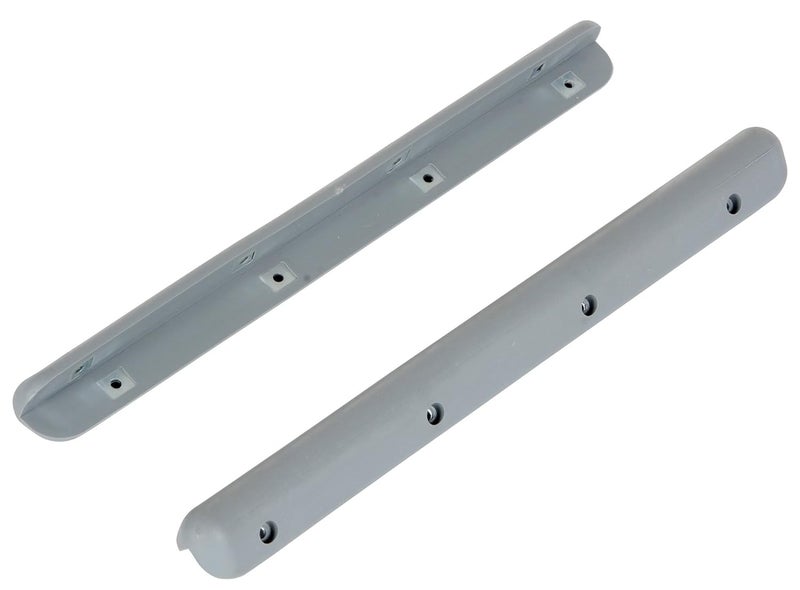 Vestil SB12 Plastic Corner  Surface Guard with Rubber Edges 12 Quantity 12 In x 1316 In x 118 In Gray - Image 2