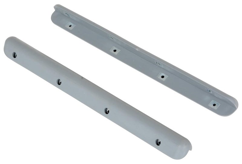 Vestil SB12 Plastic Corner  Surface Guard with Rubber Edges 12 Quantity 12 In x 1316 In x 118 In Gray - Image 1
