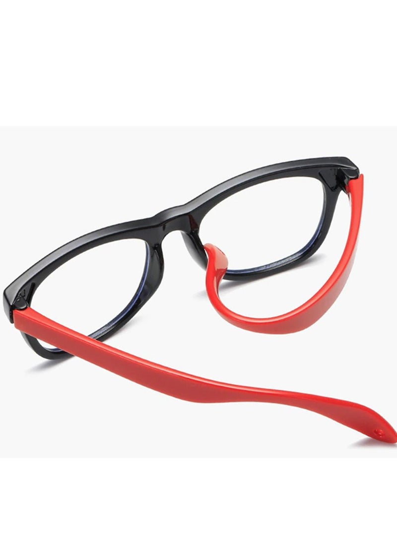 AROAQ Kids Computer Glasses Blue Light Blocking Filter Gaming Goggles Silicone Frame Child Anti Blue Ray Eyewear Red - Image 4