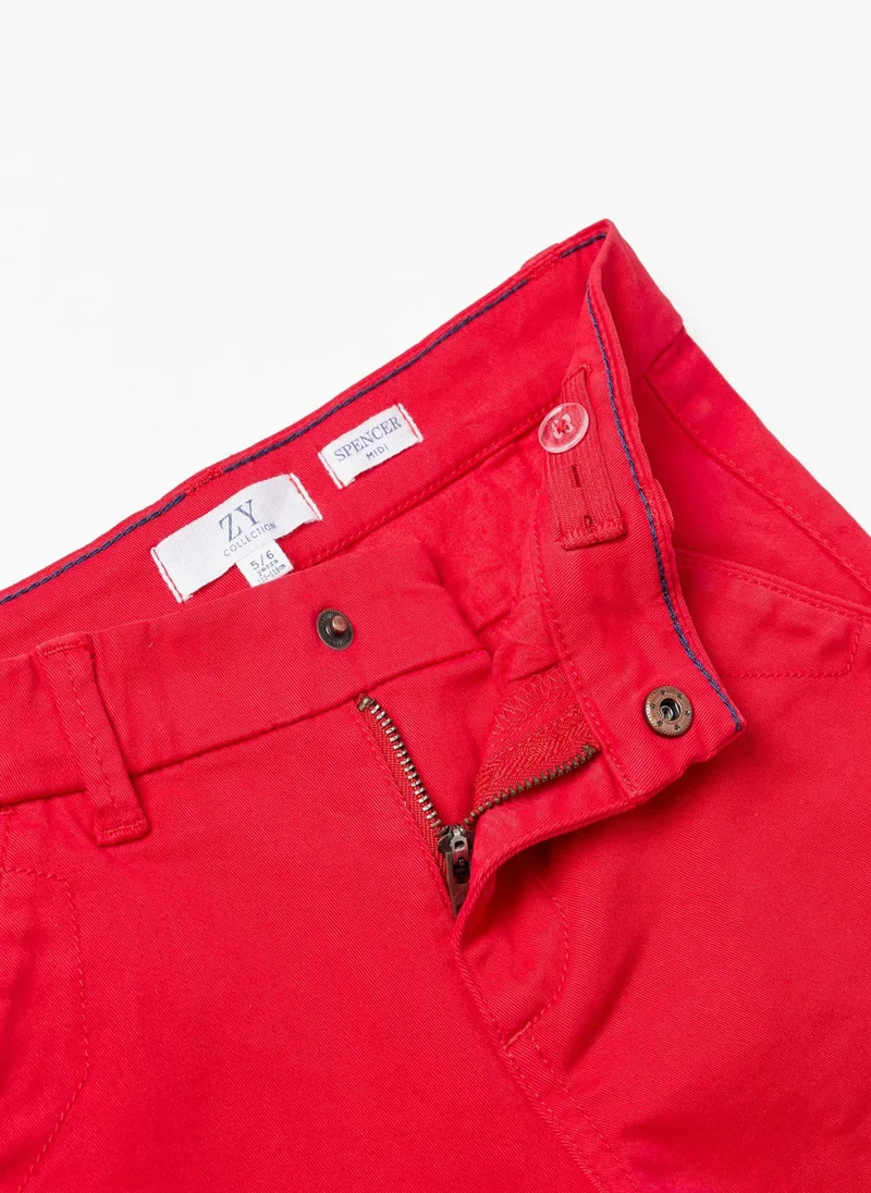 زيبي Cotton Twill Shorts for Boys 'Midi'