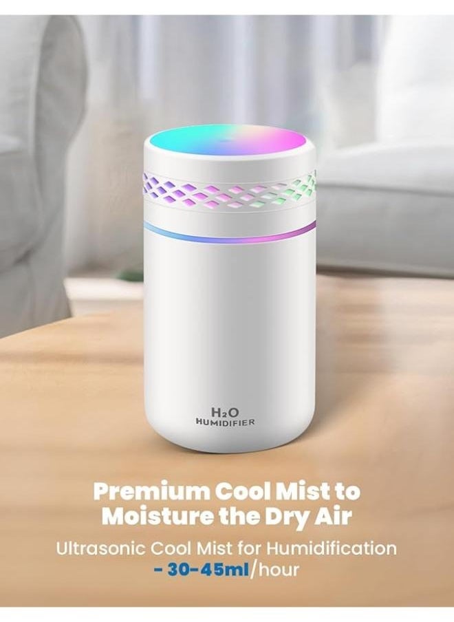 Executive LLC Car Humidifier Diffuser 260ml Type-C Essential Oil Aromatherapy Diffuser with Colorful Light Cool Mist Air Humidifier Car Air Purifier USB Quiet for Car Plants Home  - Image 2