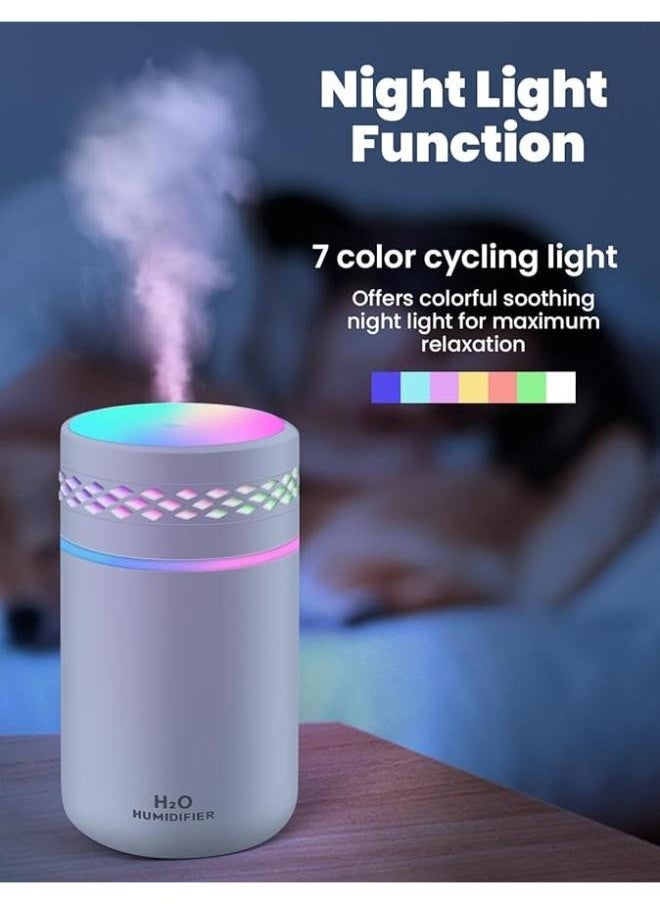 Executive LLC Car Humidifier Diffuser 260ml Type-C Essential Oil Aromatherapy Diffuser with Colorful Light Cool Mist Air Humidifier Car Air Purifier USB Quiet for Car Plants Home  - Image 5