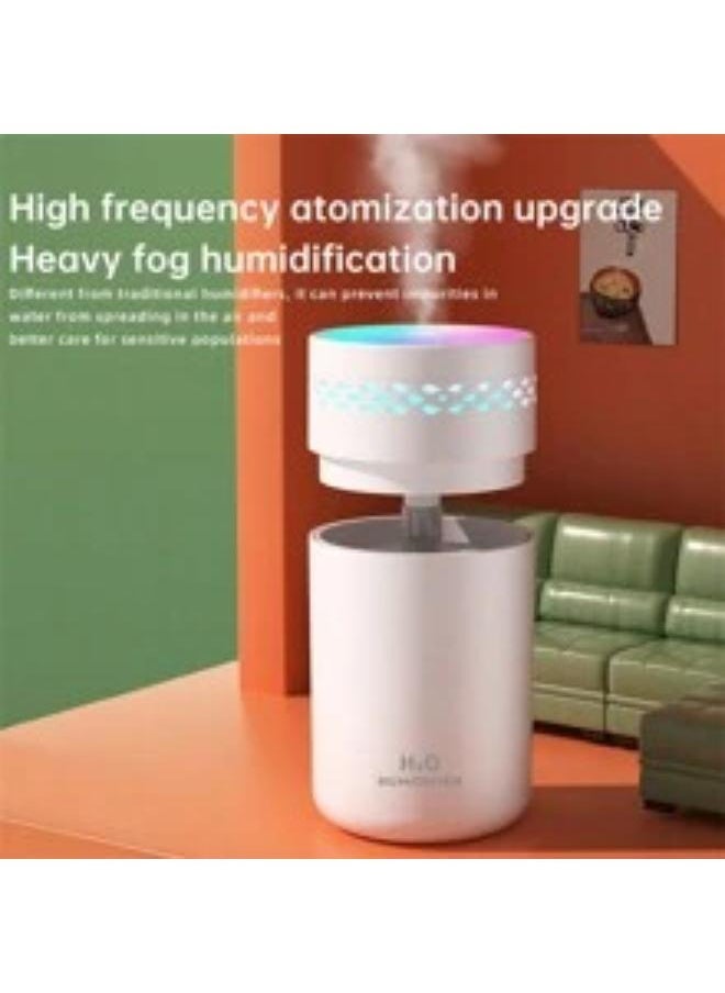 Car Humidifier Diffuser 260ml Type-C Essential Oil Aromatherapy Diffuser with Colorful Light Cool Mist Air Humidifier Car Air Purifier USB Quiet for Car Plants Home