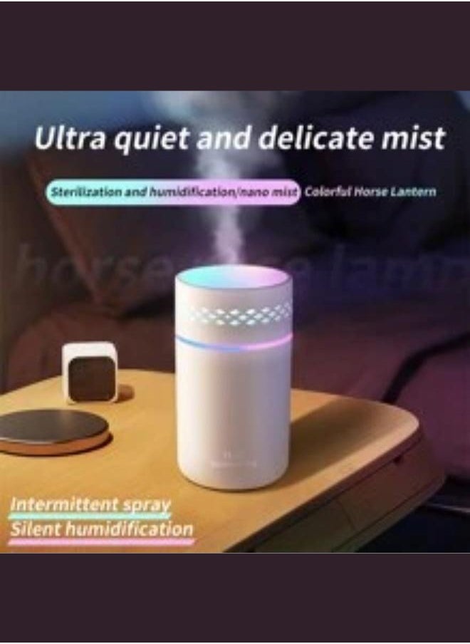 Car Humidifier Diffuser 260ml Type-C Essential Oil Aromatherapy Diffuser with Colorful Light Cool Mist Air Humidifier Car Air Purifier USB Quiet for Car Plants Home