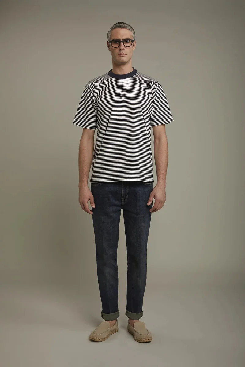 Doppelganger Blue Men's 5-pocket regular fit jeans - DK Denim for Men | Best Price UAE