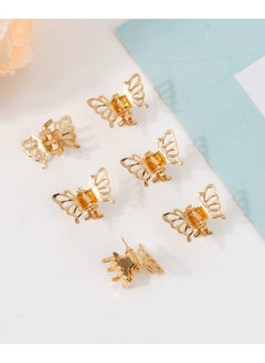 Wecoe 30 Pcs Small Gold Butterfly Hair Clips Girls Tiny Mini Claw Clips Cute Decorative Hair Clips Little Baby Toddler Kids Flower Girls Short Hair Hair Accessories For Women Girls Gifts For Her  - Image 5