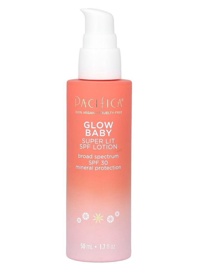 لوسيون جلو بيبي سوبر ليت SPF 30 1.7 أونصة سائلة (50 مل)