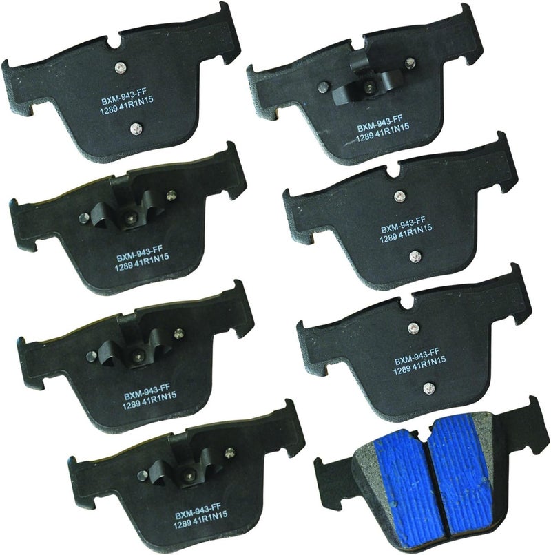 Bendix Premium SBM1289 Semi-Metallic Front Brake Pads for Mercedes-Benz CL63 AMG 2010-2008, CL63 AMG 2014-2012, CL65 AMG 2010-2008, CL65 AMG 2014-2012, S63 AMG 2013-2008, S65 AMG 2013-2007 - Image 1