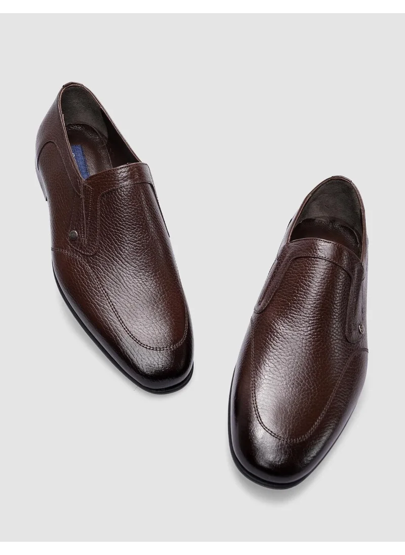 Cabani Leather Brown Men's Classic Shoes