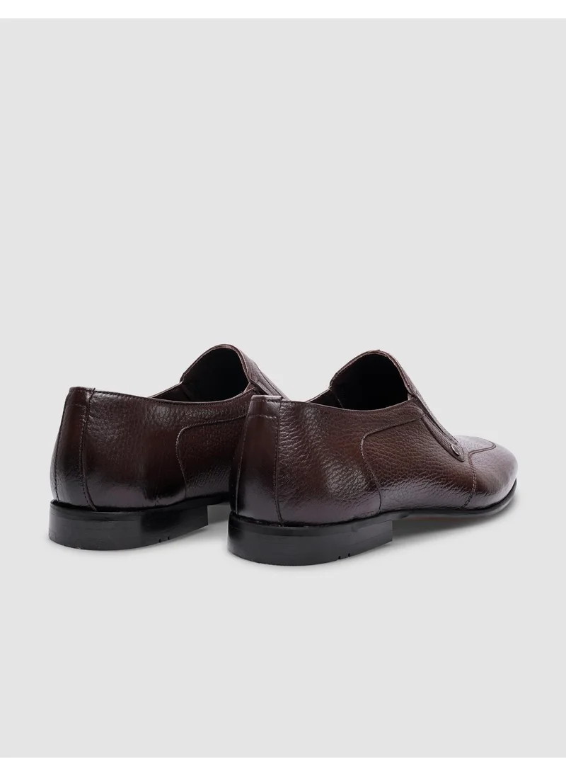 Cabani Leather Brown Men's Classic Shoes