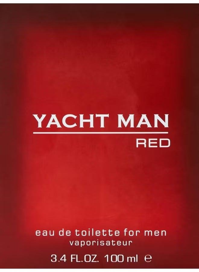 يخت مان عطر تواليت ياكت مان أحمر 100ملليلتر